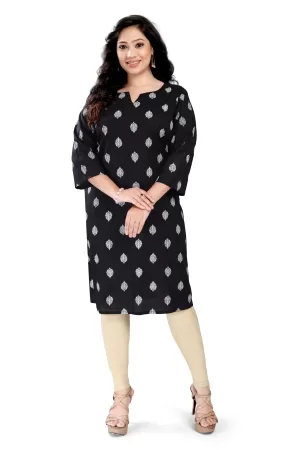 Chic 3/4th Sleeve Printed Kurti
