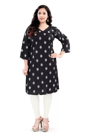 Trendy Floral Rayon Kurti