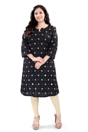 Floral Bliss Rayon Kurti