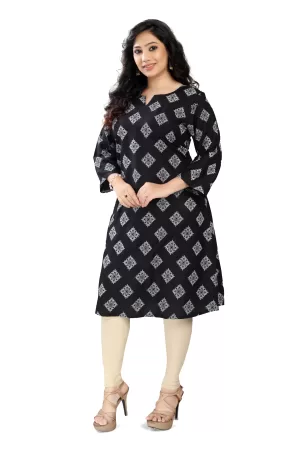 Trendy Printed Rayon Kurti