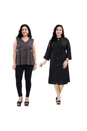 Bold & Beautiful All-Over Print Kurti "